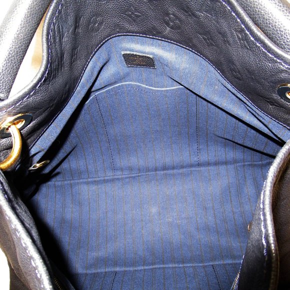 LOUIS VUITTON ArtsyMM handbag Black Infini leather M93448 - Picture 5 of 10